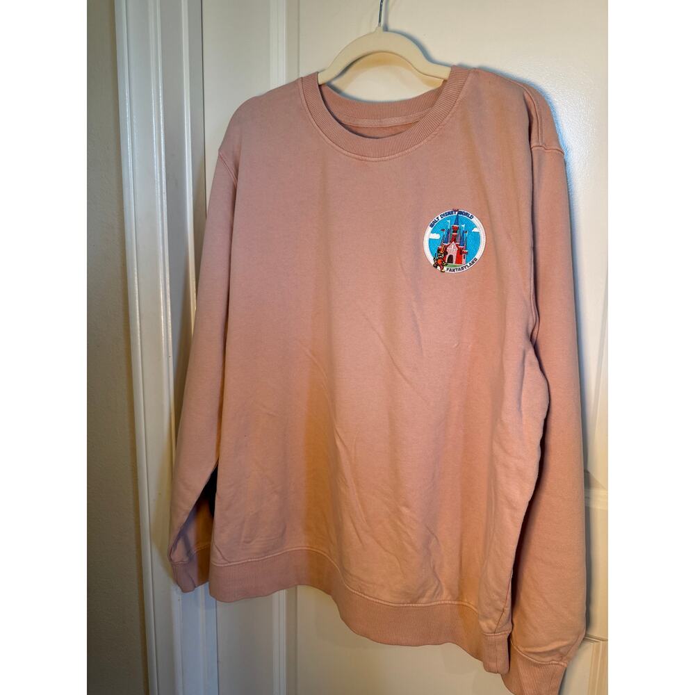 Disney Magic Kingdom Custom Made Patch Sweatshirt… - image 8